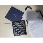 Dior Compact Wallet Beige And Black Dior Oblique Jacquard 2OBBC027YSE_H05E