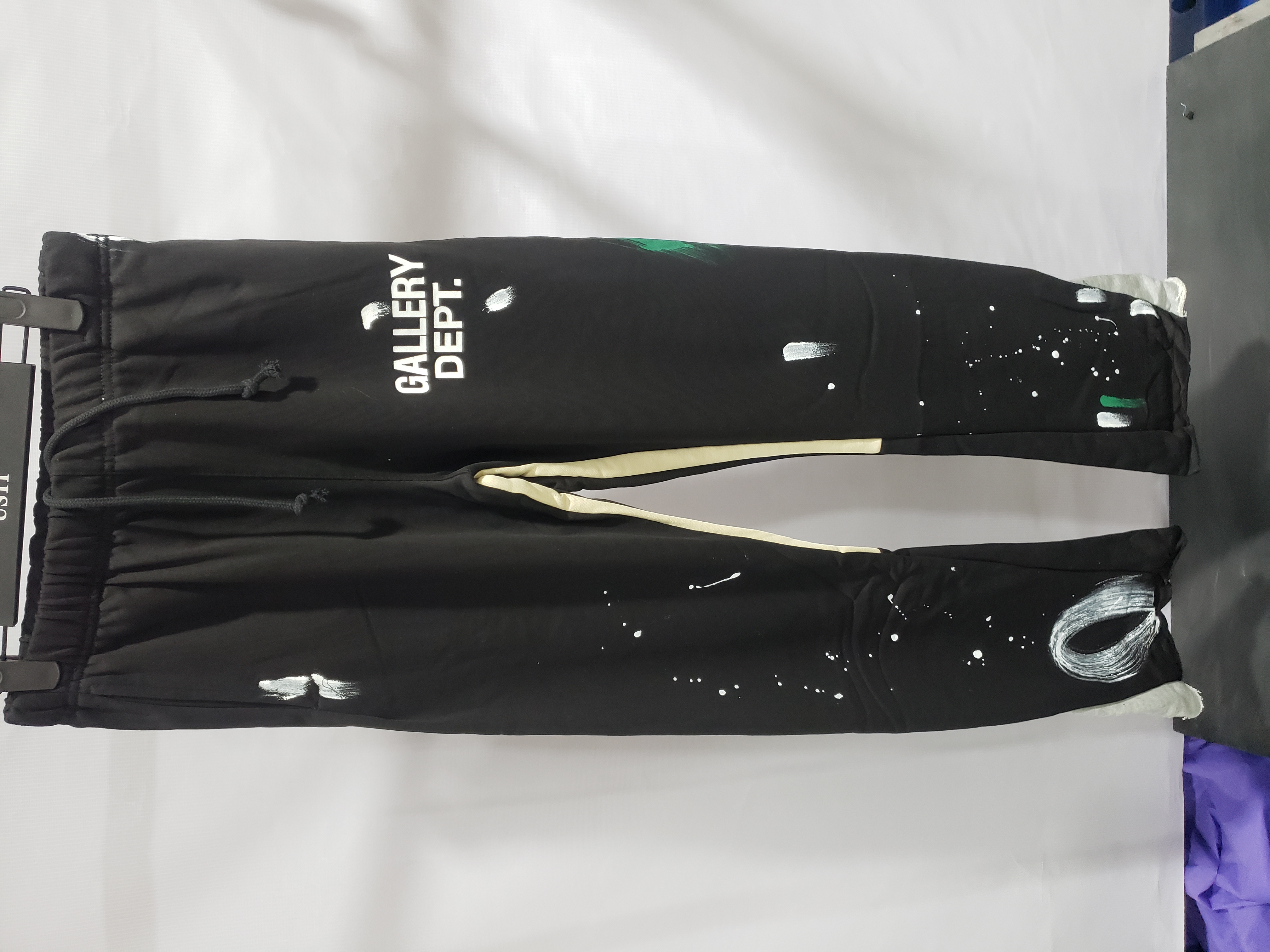 Gallery Dept. Painted Flare Sweat Pants Washed Black