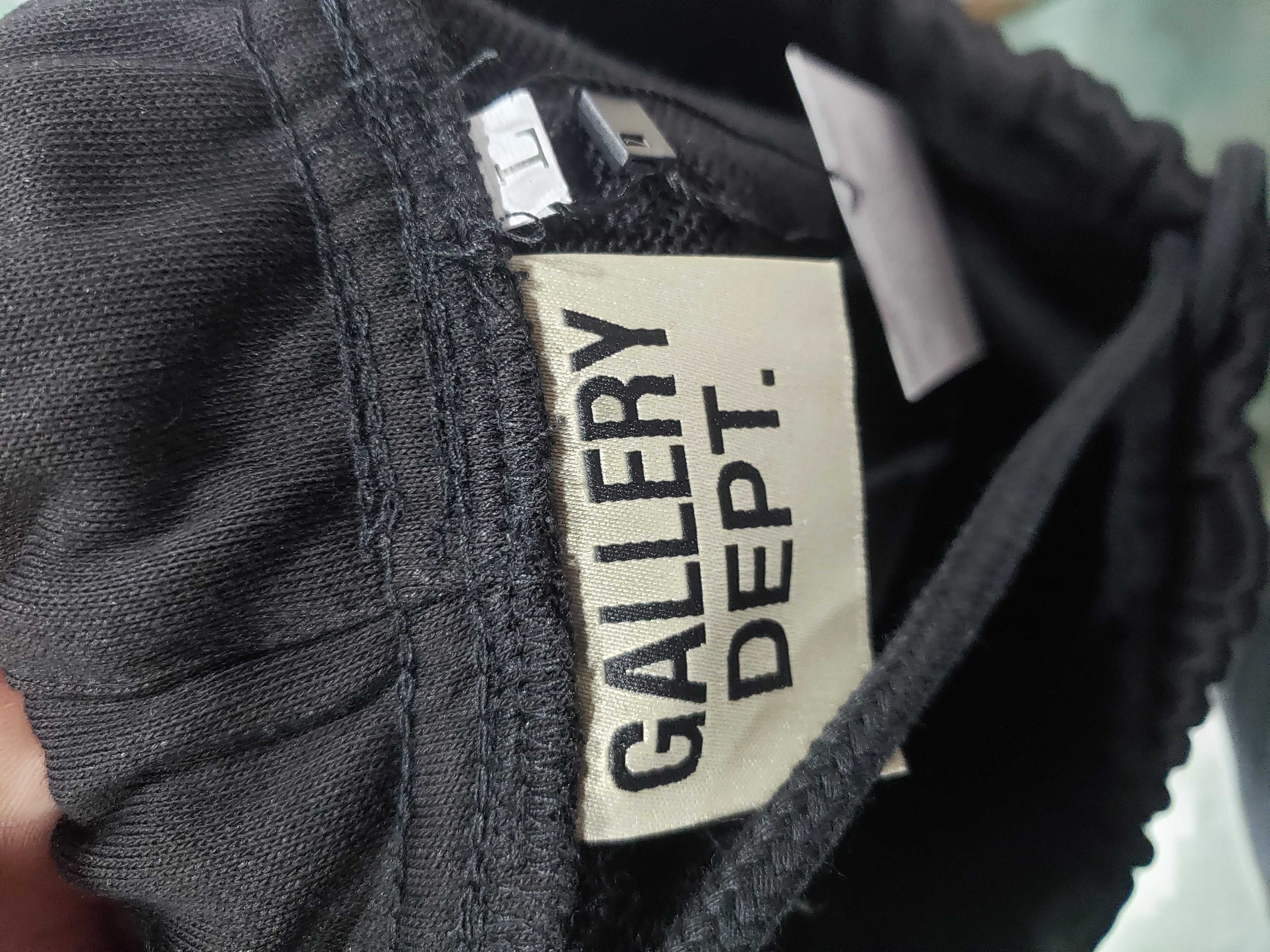 Gallery Dept. Painted Flare Sweat Pants Washed Black