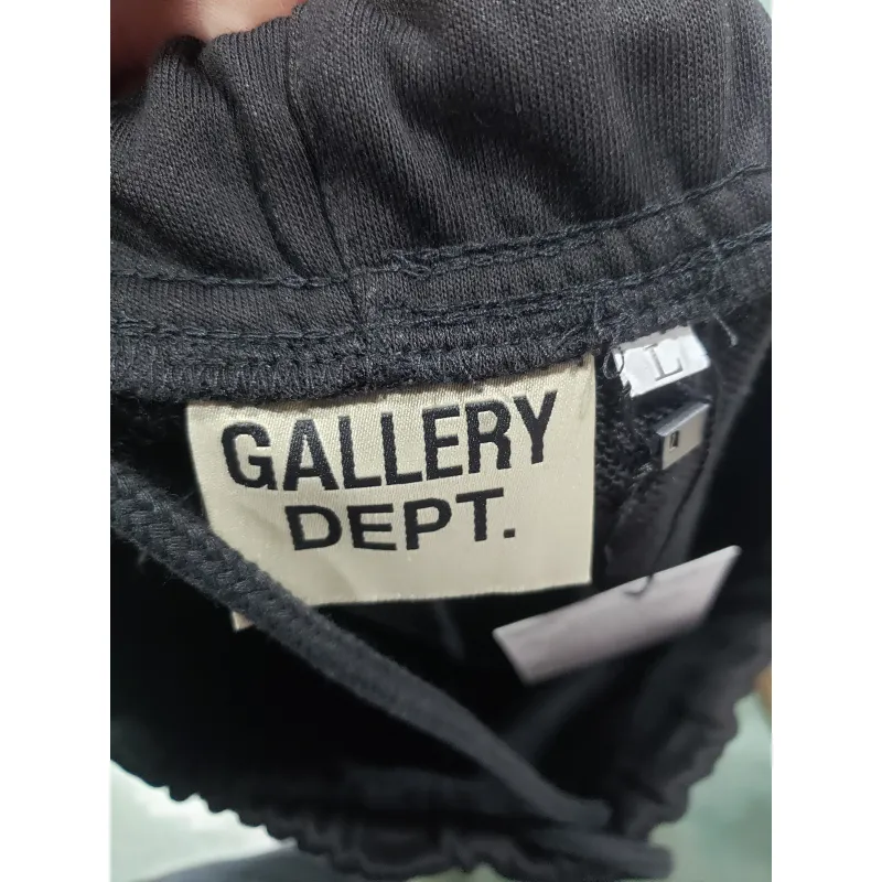 Gallery Dept. Painted Flare Sweat Pants Washed Black
