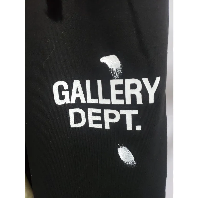 Gallery Dept. Painted Flare Sweat Pants Washed Black