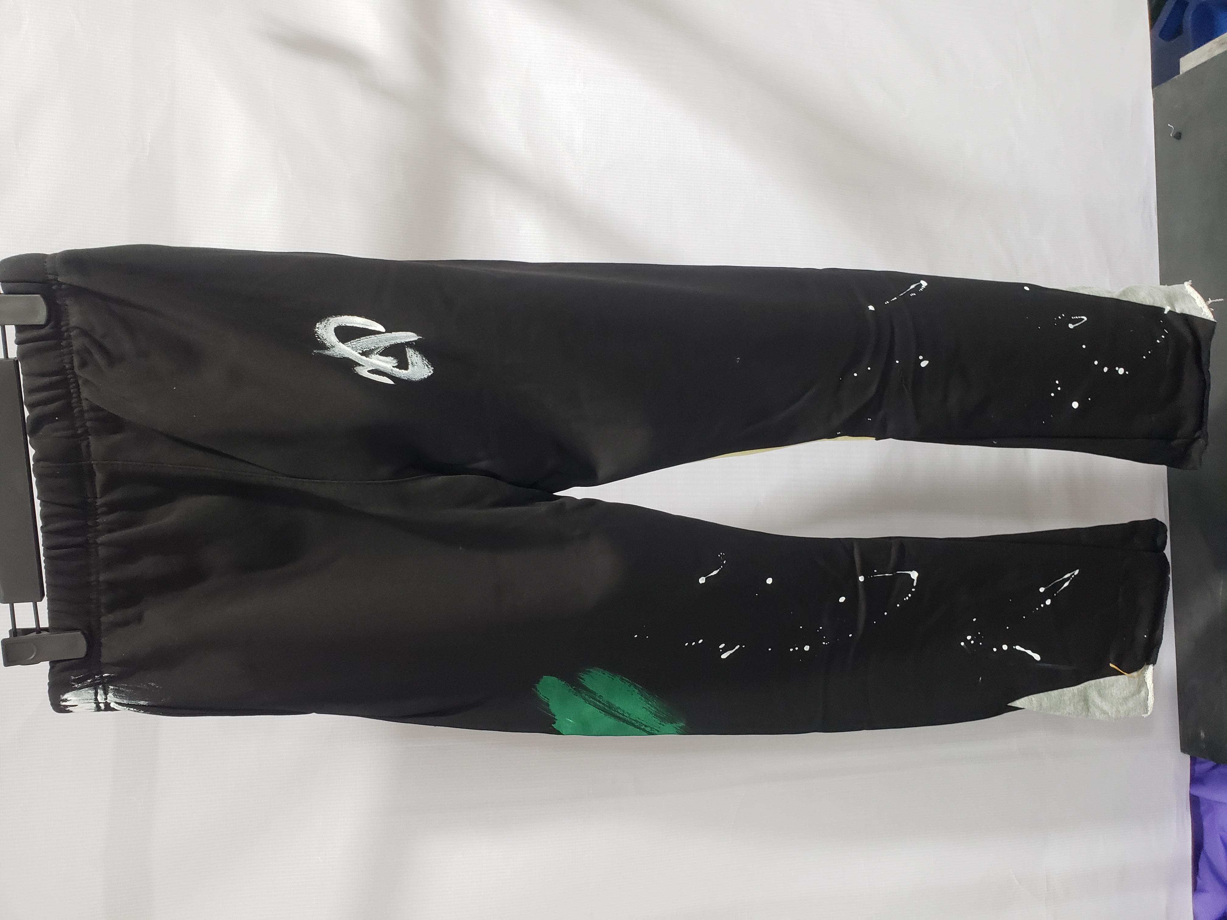 Gallery Dept. Painted Flare Sweat Pants Washed Black