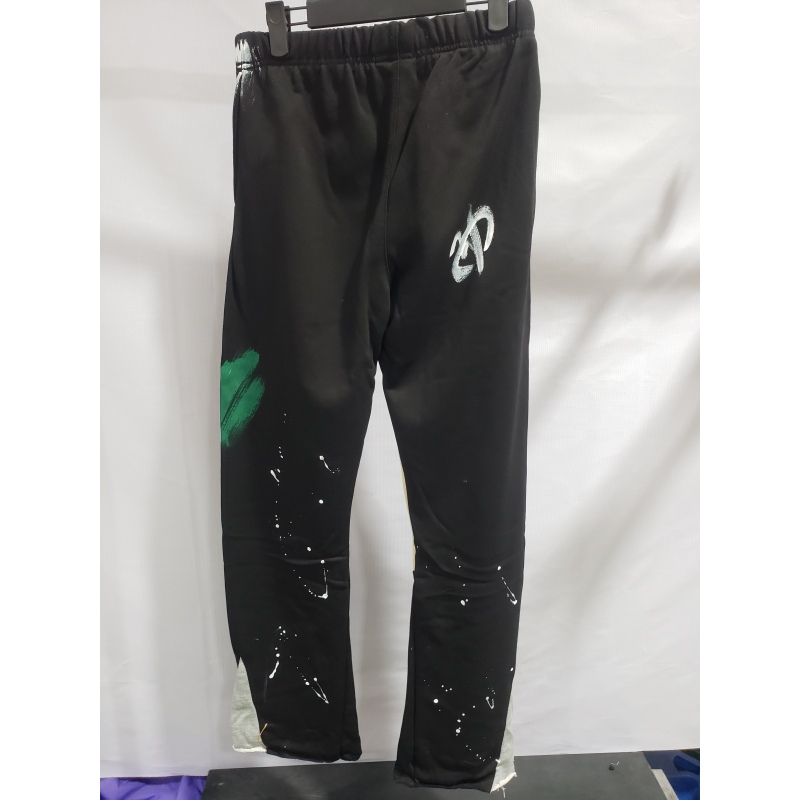 Gallery Dept. Painted Flare Sweat Pants Washed Black