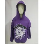 Sp5der Web Hoodie Purple