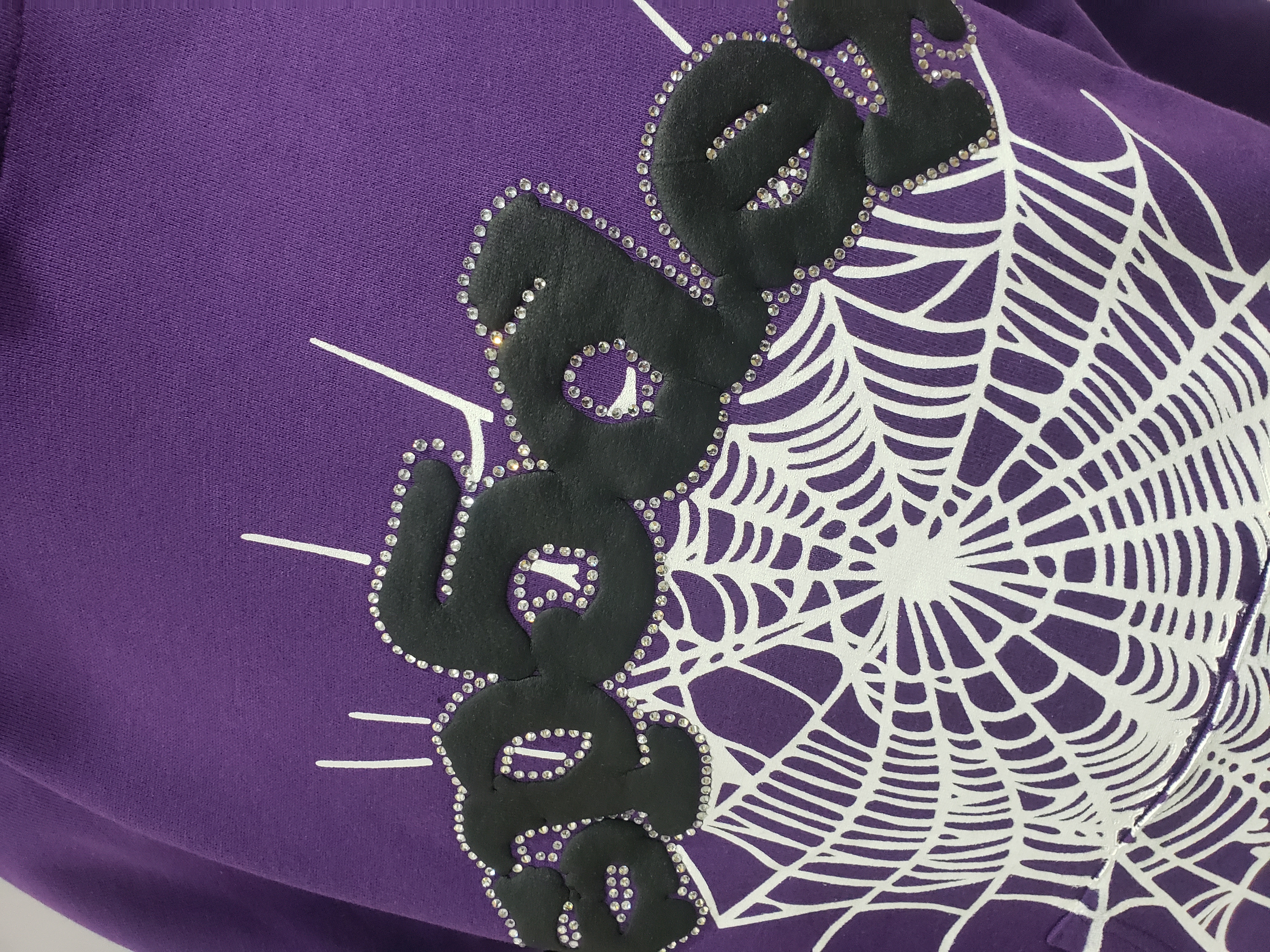 Sp5der Web Hoodie Purple