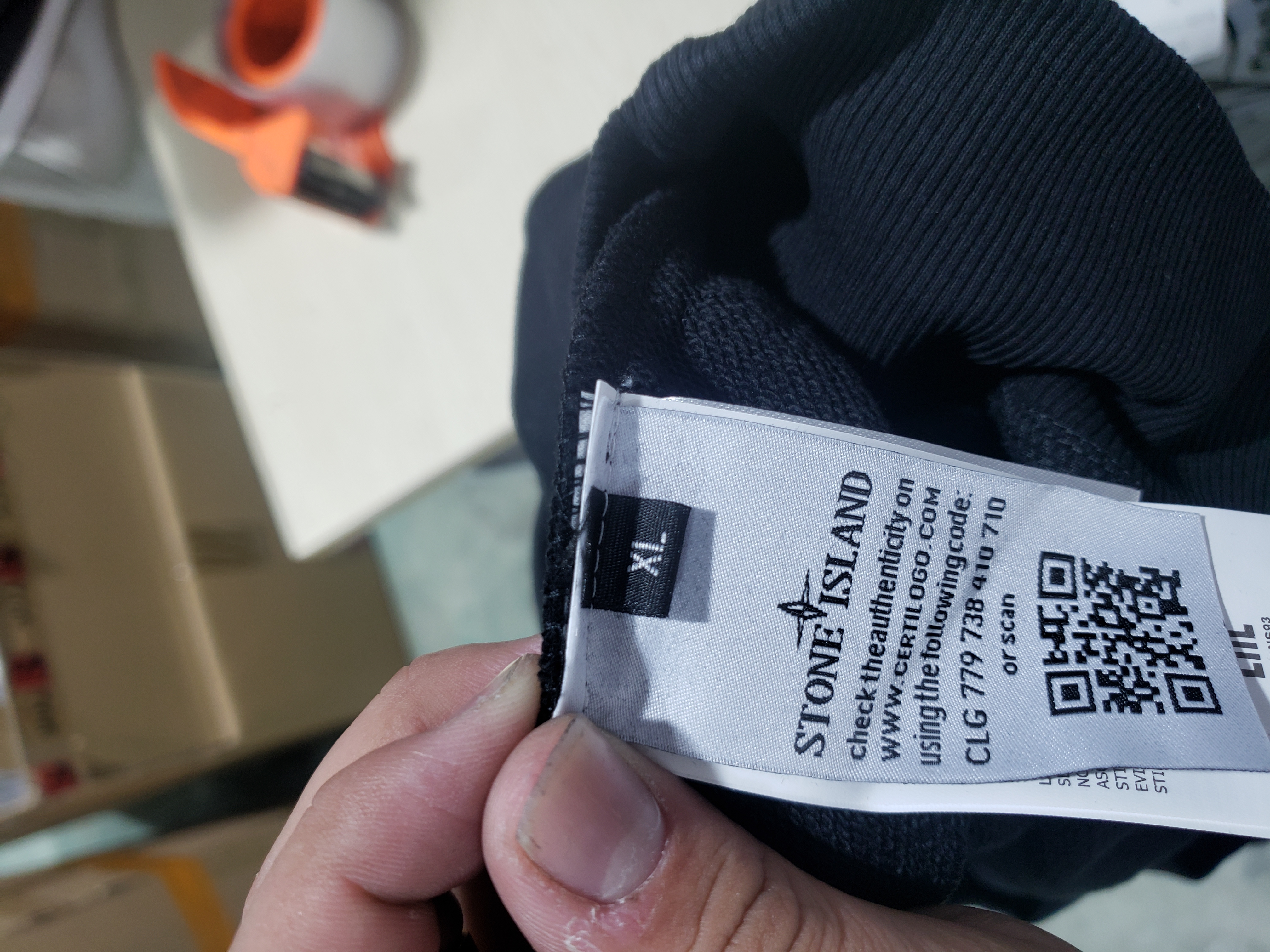 Stone Island Sweatshirt Black/White YZ W816