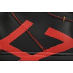 Zegna Tiziano Leather Mid-top Sneakers In Black Red