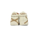 Zegna Tiziano Leather Mid-top Sneakers In Beige