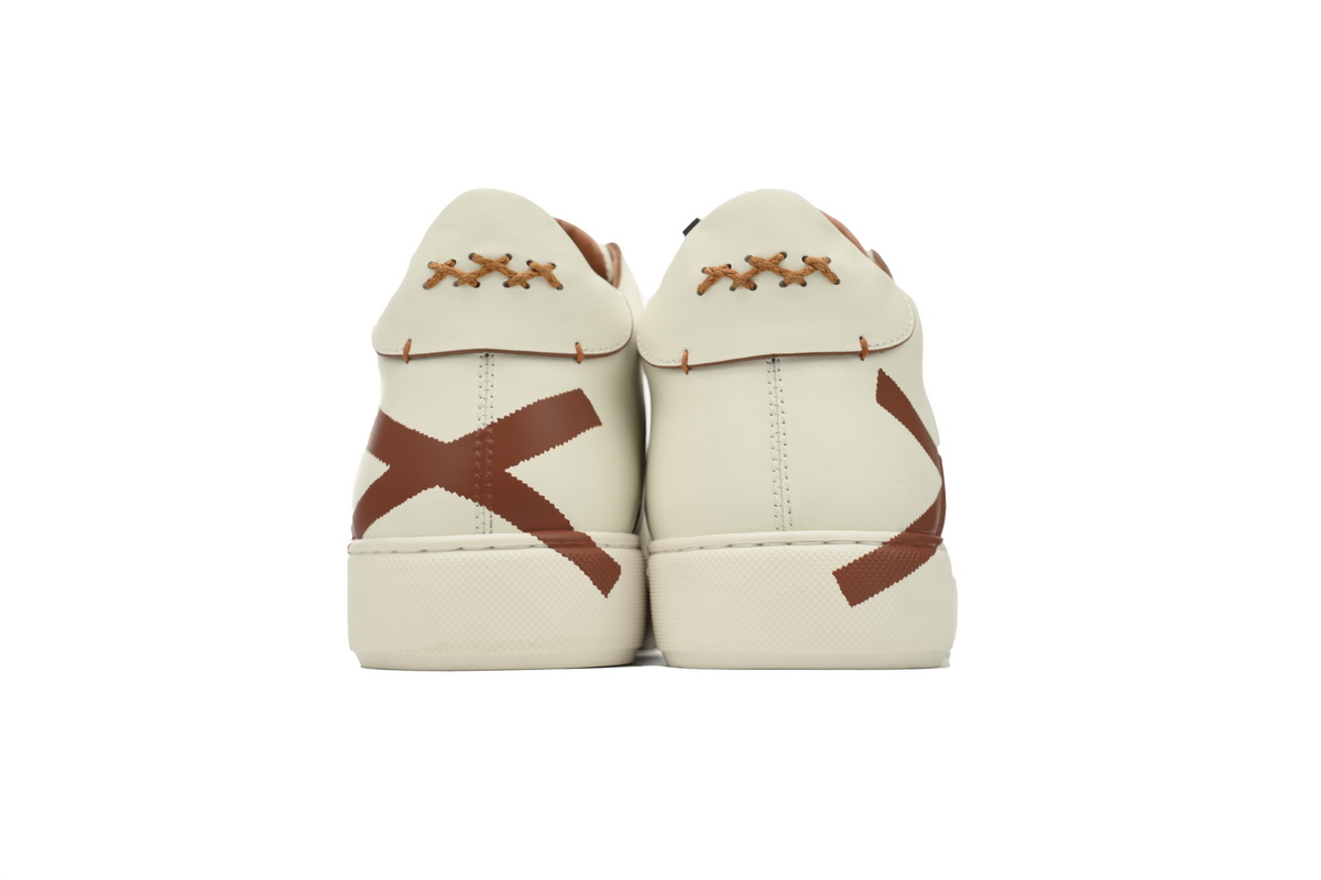 Zegna Tiziano Leather Mid-top Sneakers In Brown