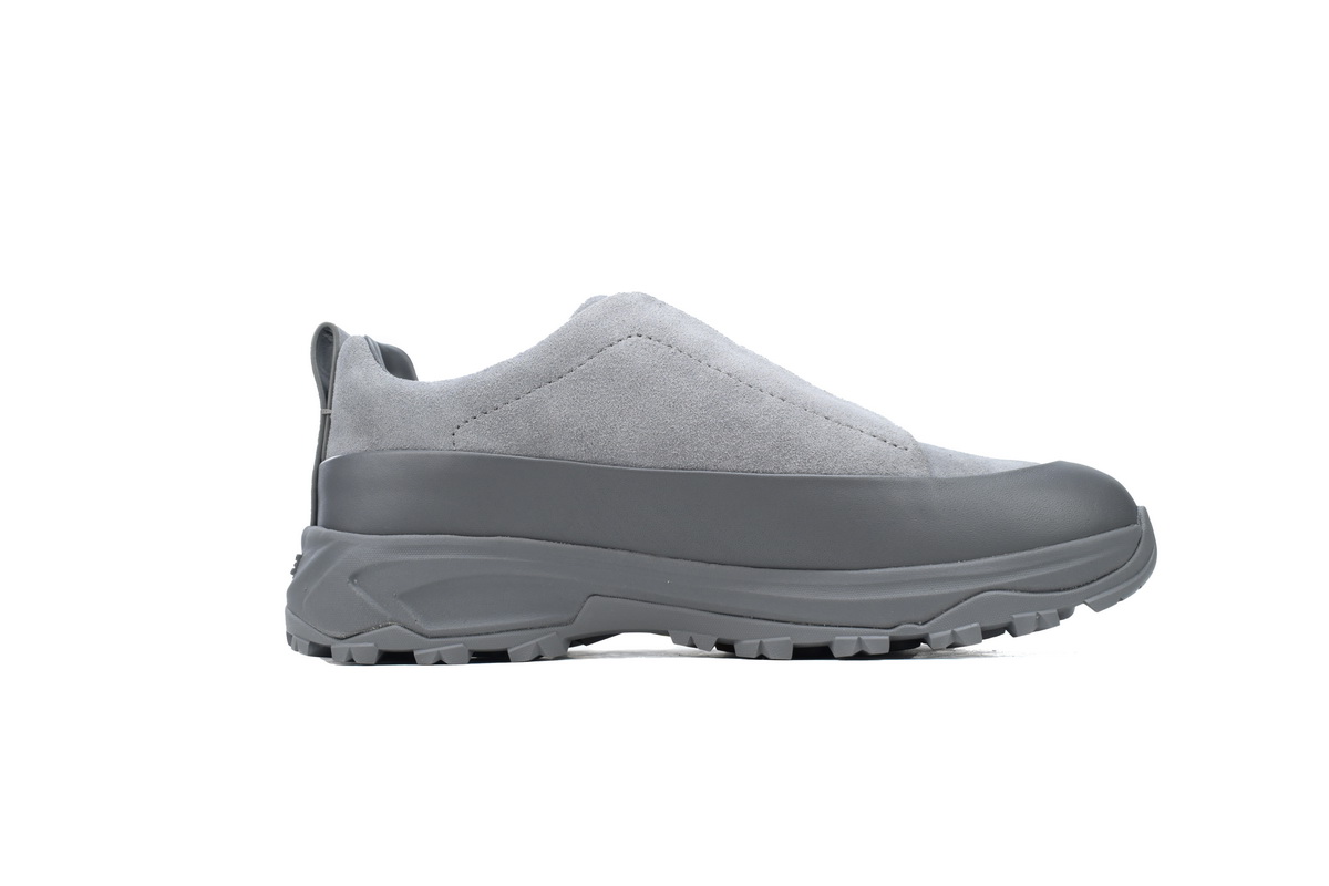 Zegna Triple Stitch™ Monte Luxury Casual Shoes Suede Gray