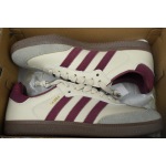 Adidas Samba OG Putty Grey Maroon ID1482