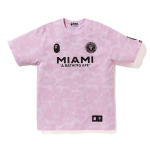 BAPE x Inter Miami CF Camo Tee Pink T-shirt