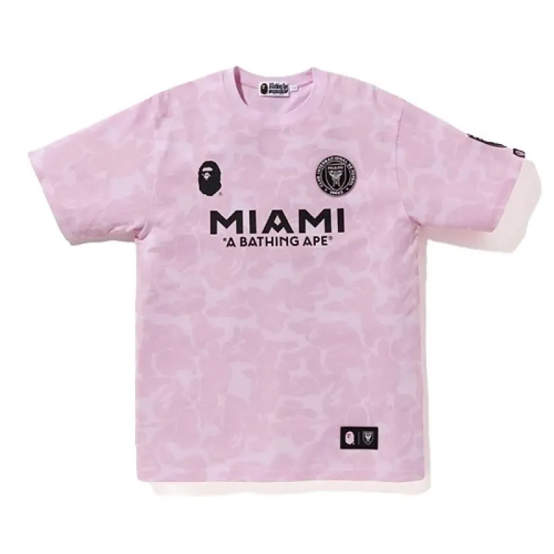 BAPE x Inter Miami CF Camo Tee Pink