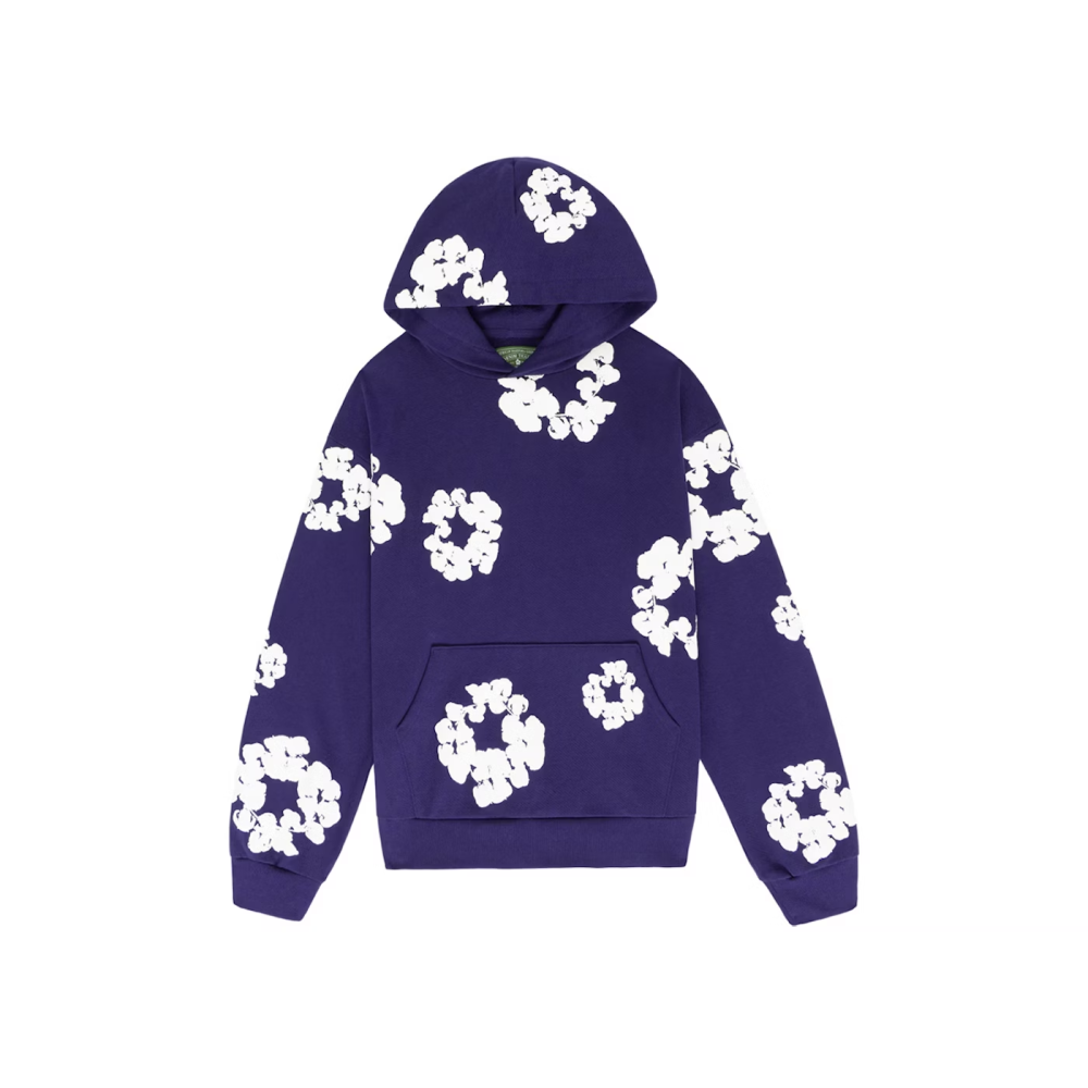 Denim Tears The Cotton Wreath Sweatshirt Purple Hoodie