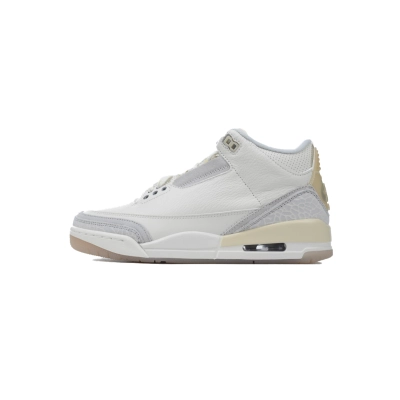 PK God Batch Air Jordan 3 Retro Craft Ivory FJ9479-100 01