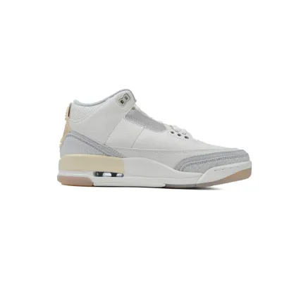 PK God Batch Air Jordan 3 Retro Craft Ivory FJ9479-100 02