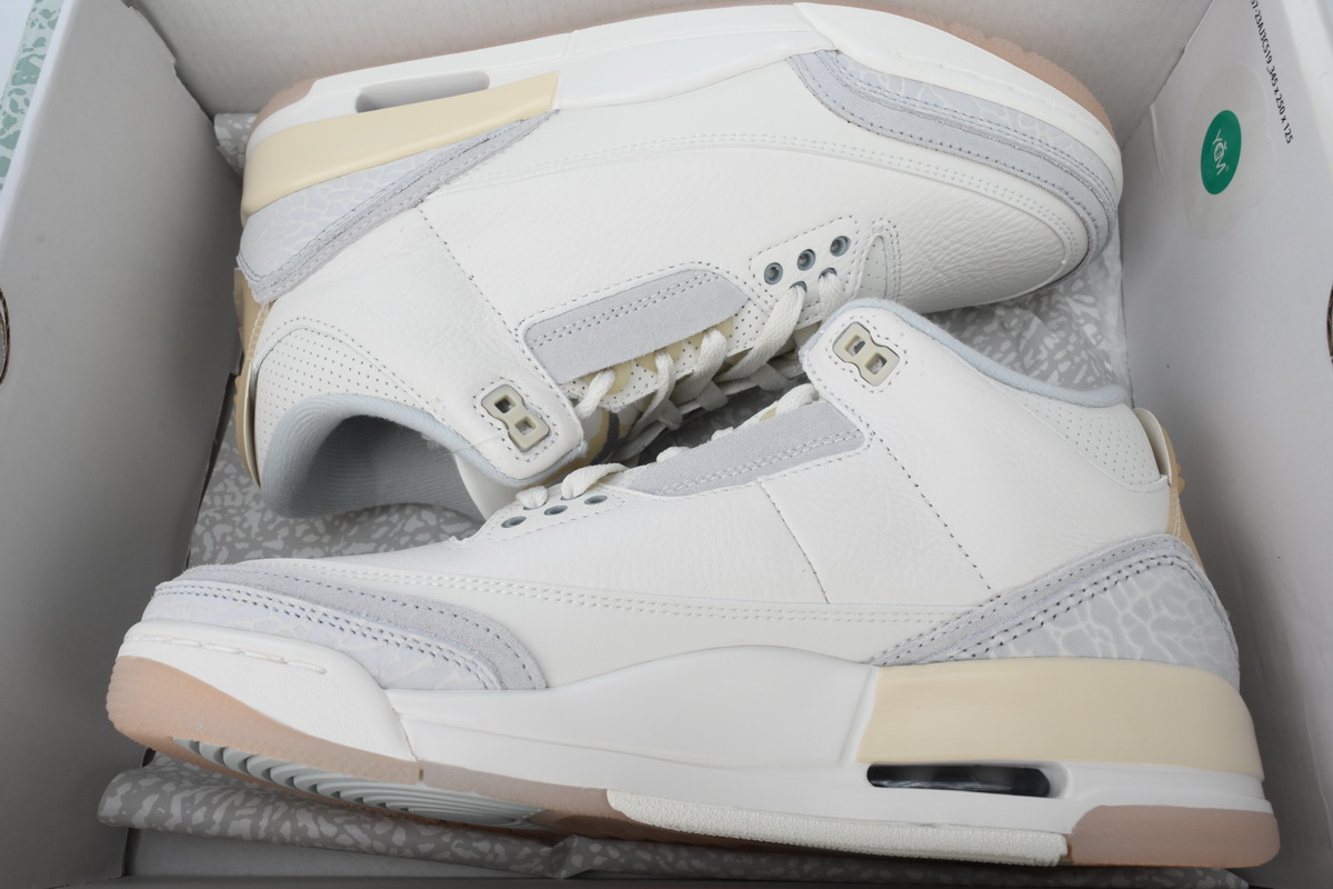 PK God Batch Air Jordan 3 Retro Craft Ivory FJ9479-100