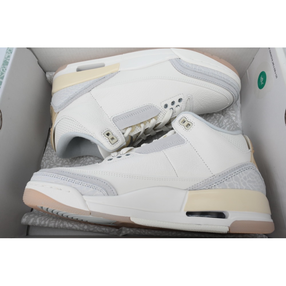 PK God Batch Air Jordan 3 Retro Craft Ivory FJ9479-100