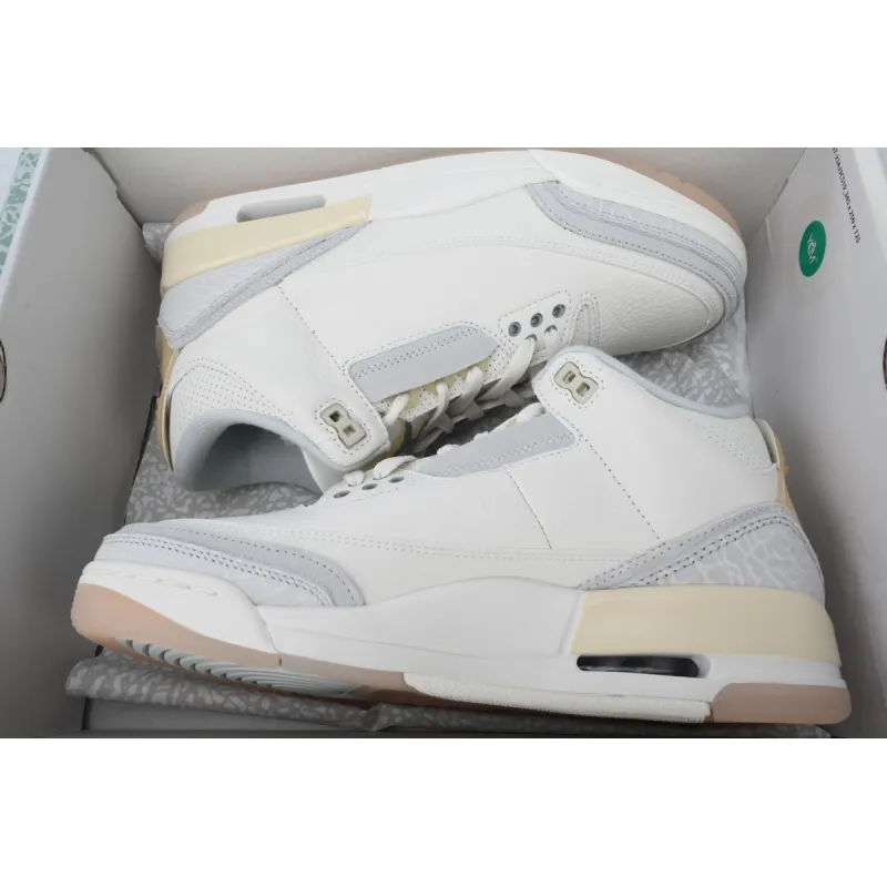 PK God Batch Air Jordan 3 Retro Craft Ivory FJ9479-100
