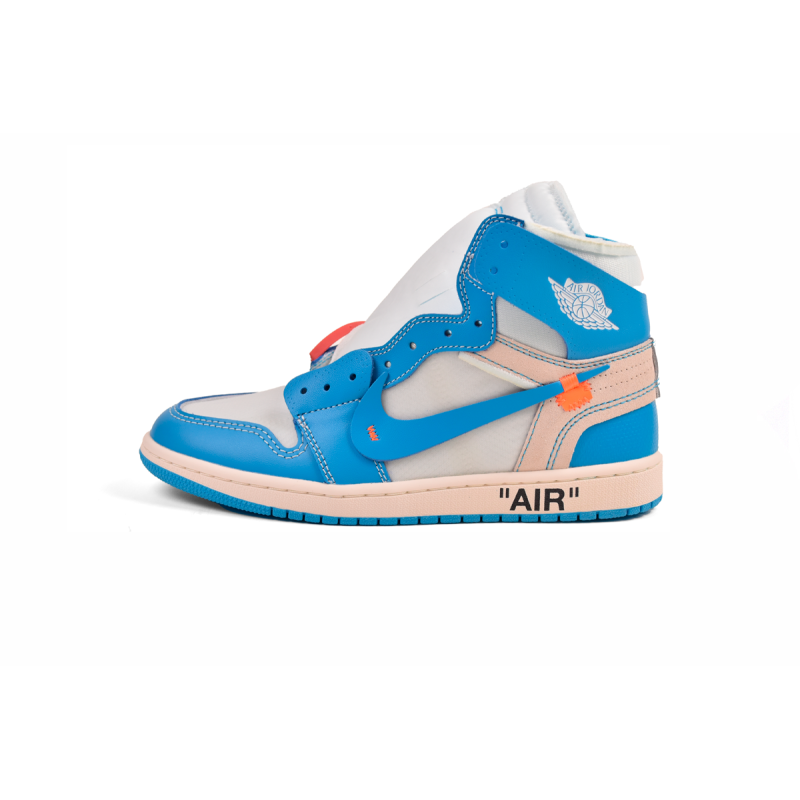 PK God Batch Nike Air Jordan 1 Retro High Off-White University Blue AQ0818-148