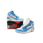 PK God Batch Nike Air Jordan 1 Retro High Off-White University Blue AQ0818-148