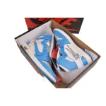 PK God Batch Nike Air Jordan 1 Retro High Off-White University Blue AQ0818-148