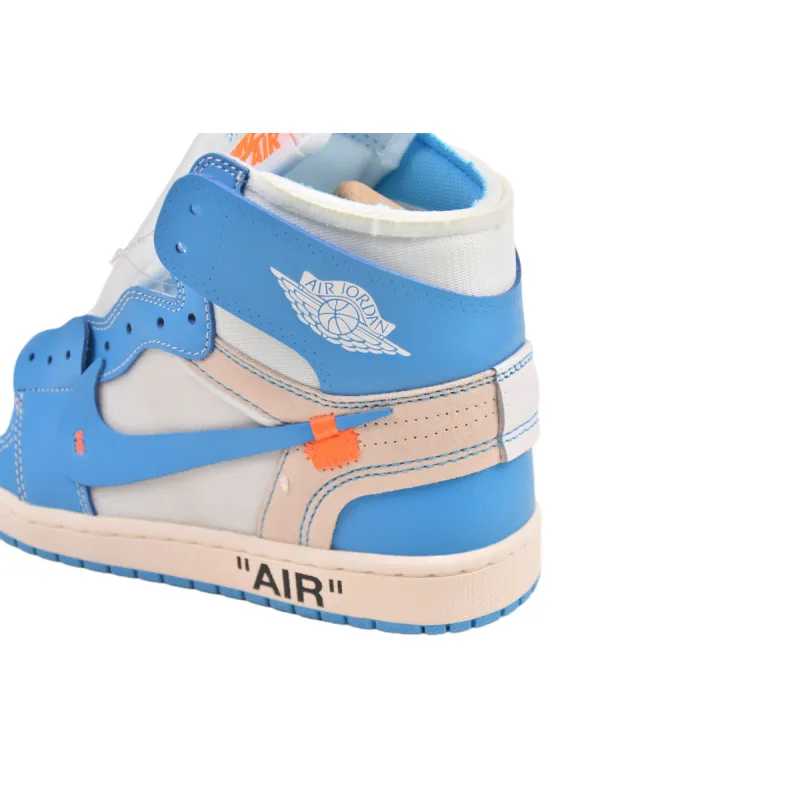 PK God Batch Nike Air Jordan 1 Retro High Off-White University Blue AQ0818-148