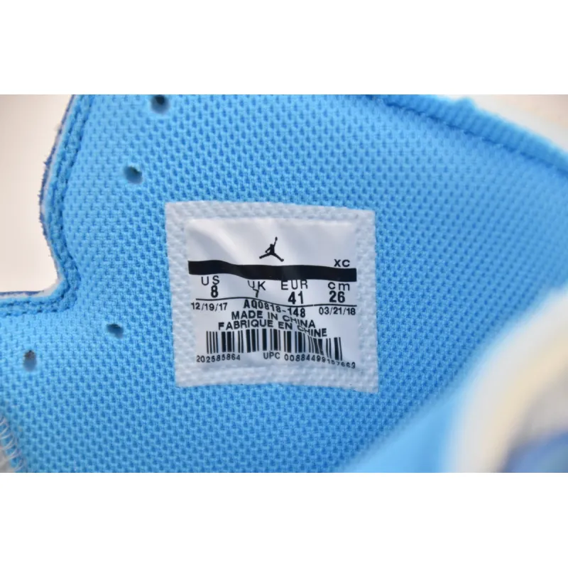 PK God Batch Nike Air Jordan 1 Retro High Off-White University Blue AQ0818-148