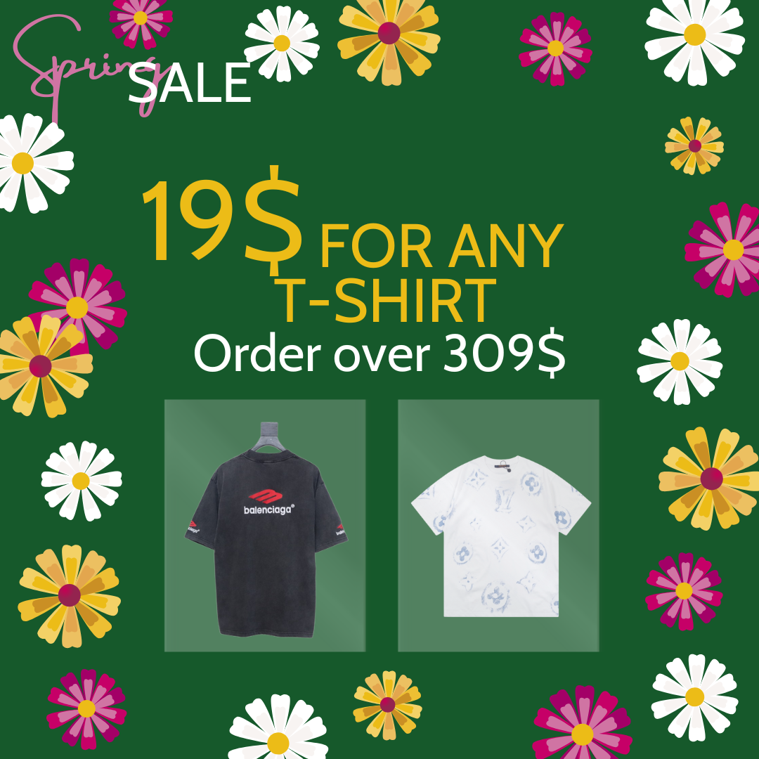 19$ T-Shirt (Order Over 309$ USD)