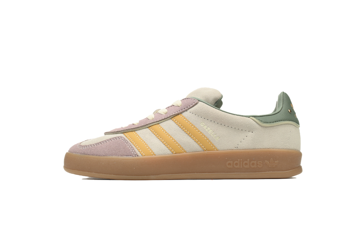 Adidas Gazelle Indoor Off White Preloved Yellow ID1007