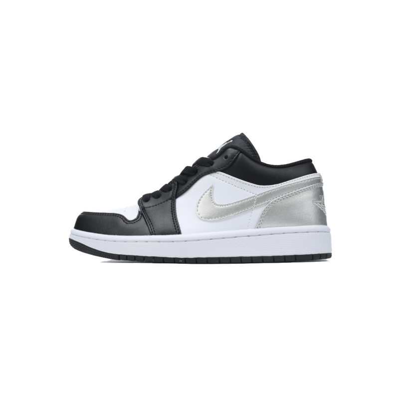 LJR Batch Air Jordan 1 Low Black Silver 553558-131