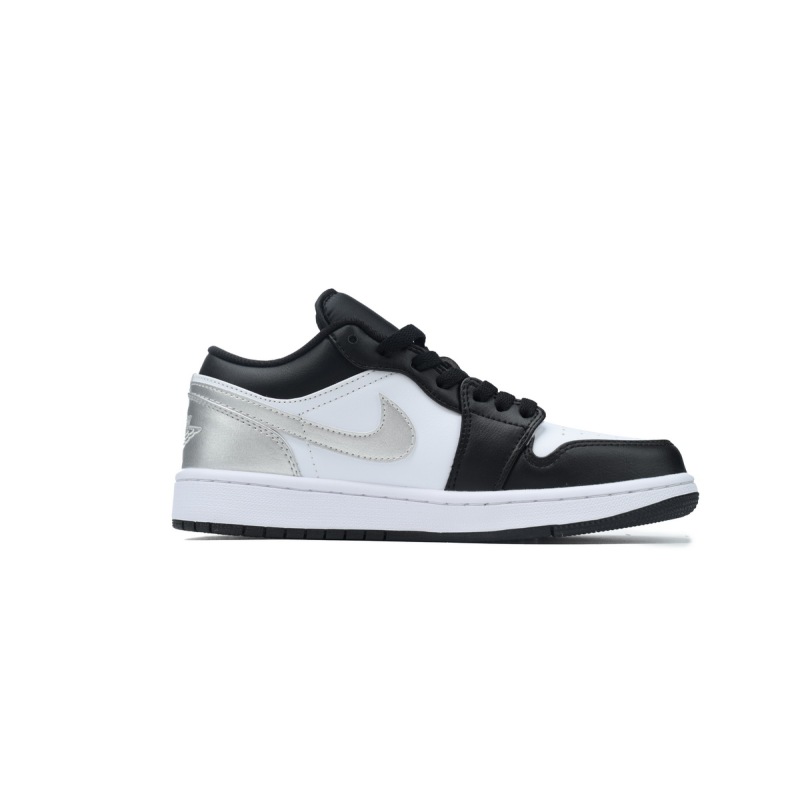 LJR Batch Air Jordan 1 Low Black Silver 553558-131