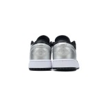 LJR Batch Air Jordan 1 Low Black Silver 553558-131