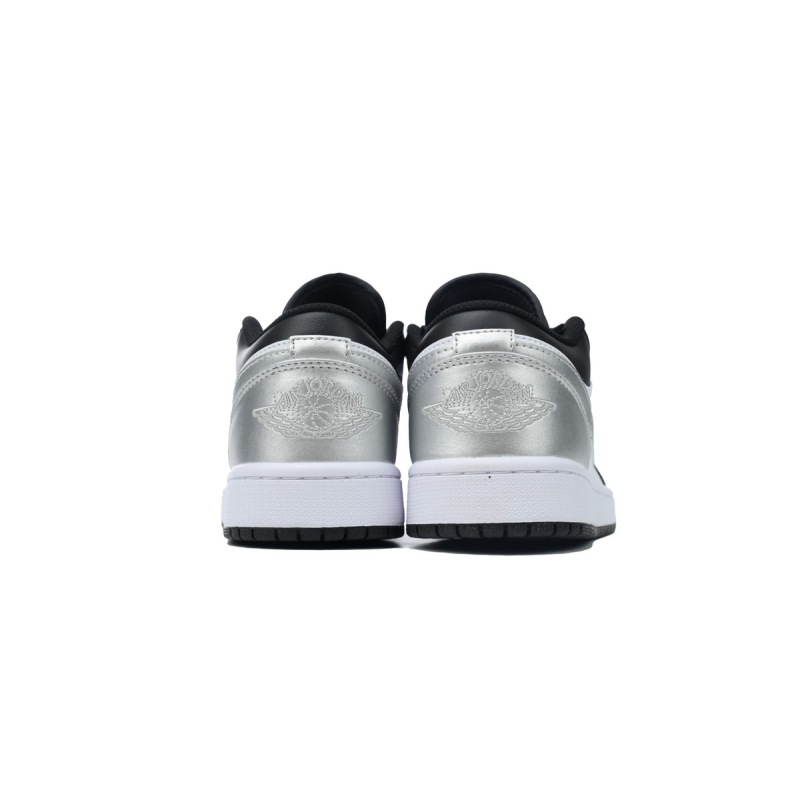 LJR Batch Air Jordan 1 Low Black Silver 553558-131