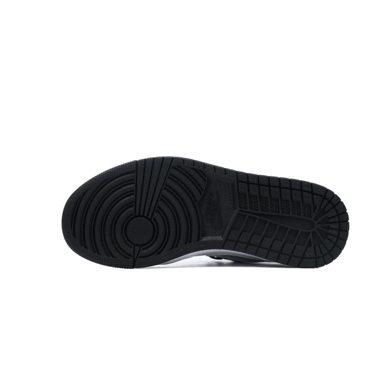 LJR Batch Air Jordan 1 Low Black Silver 553558-131