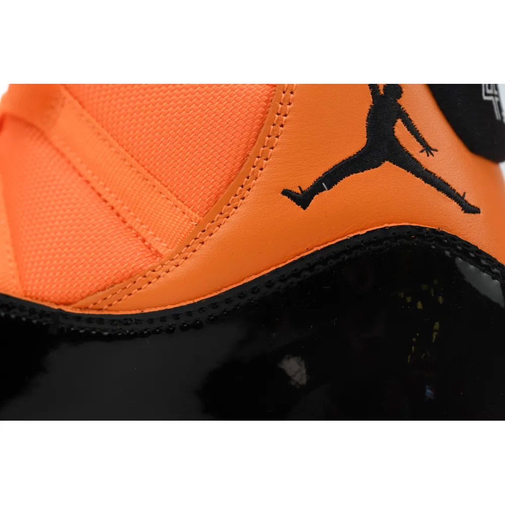 PK God Batch Air Jordan 11 Retro "Black Orange” CT8012-800