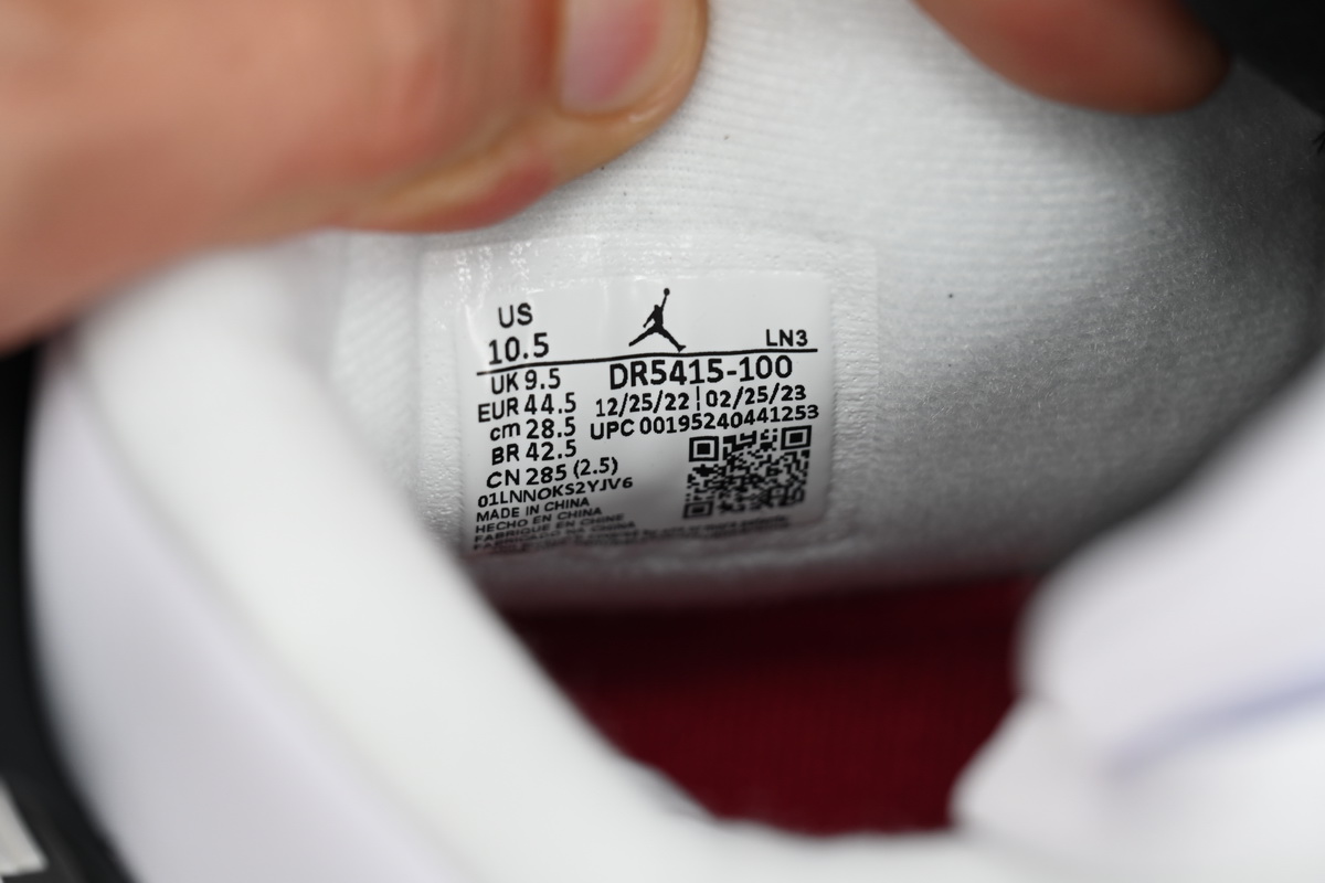 Pk God Batch Air Jordan 4 White Black DR5415-100