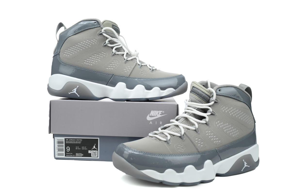 PK God Batch Air Jordan 9 Cool Grey 2025 HV4794-001