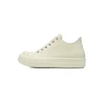 Rick Owens Watermelon Head Low-Top All White