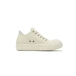 Rick Owens Watermelon Head Low-Top All White