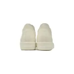 Rick Owens Watermelon Head Low-Top All White