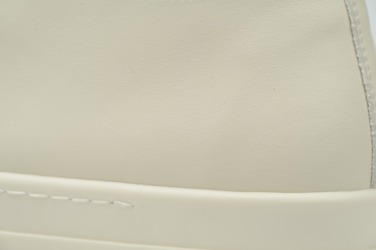 Rick Owens Watermelon Head Low-Top All White