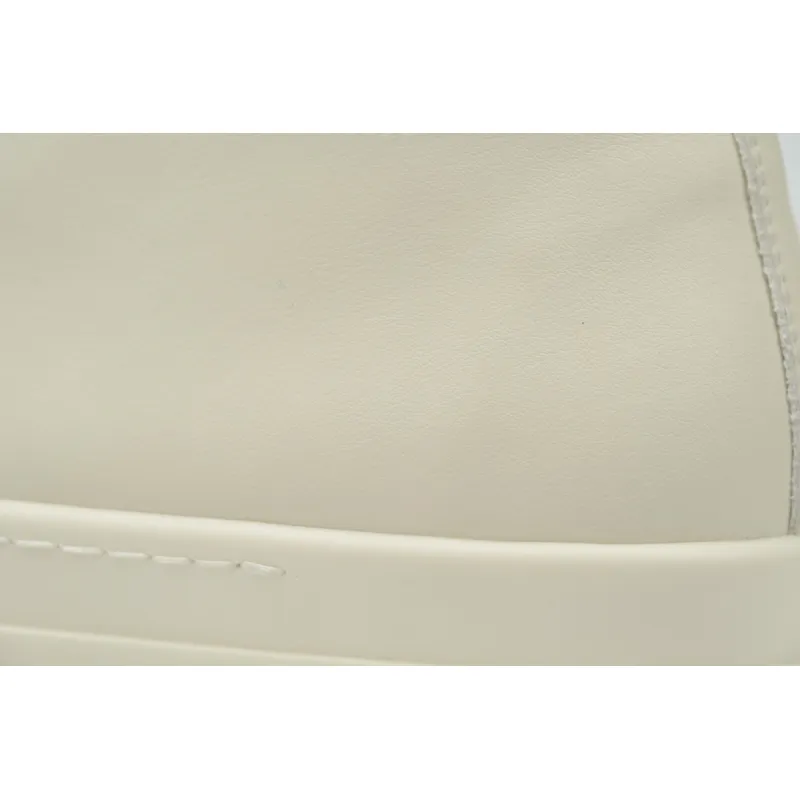 Rick Owens Watermelon Head Low-Top All White