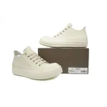 Rick Owens Watermelon Head Low-Top All White