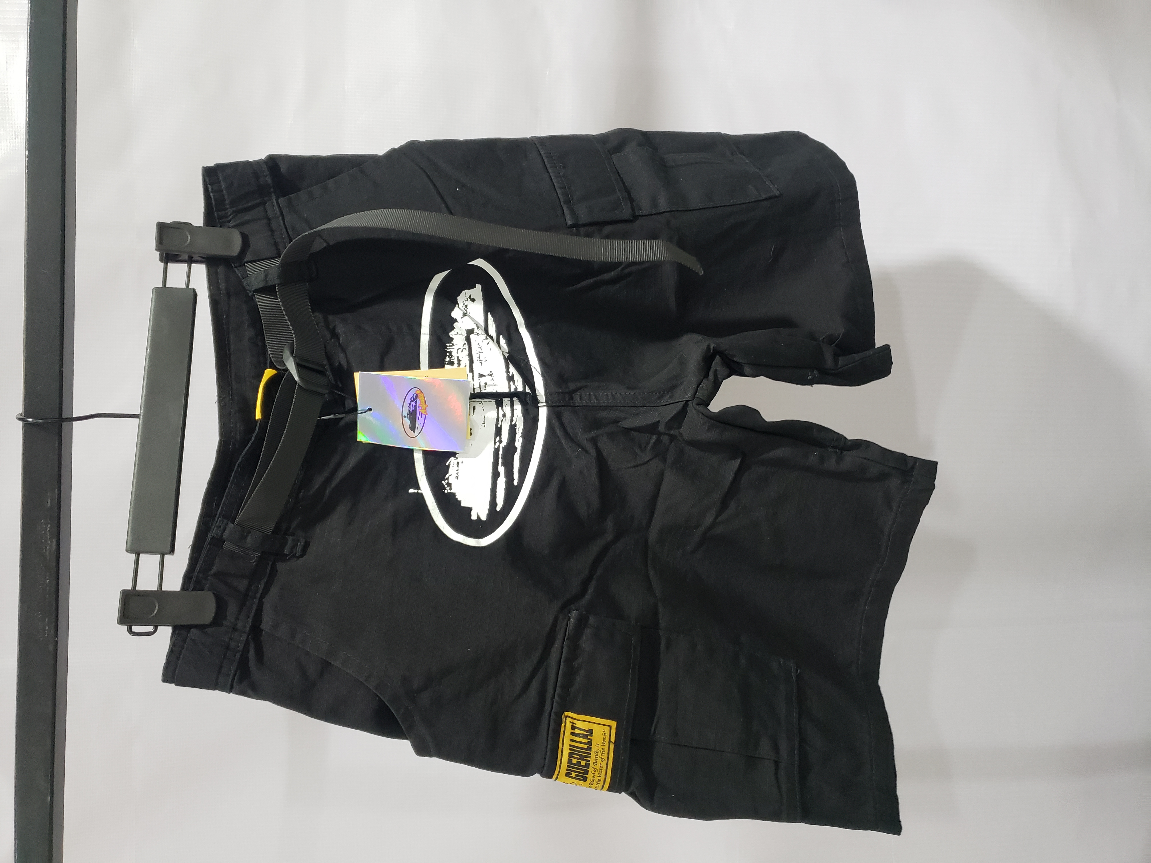 Corteiz Alcatraz Cargo Shorts Black