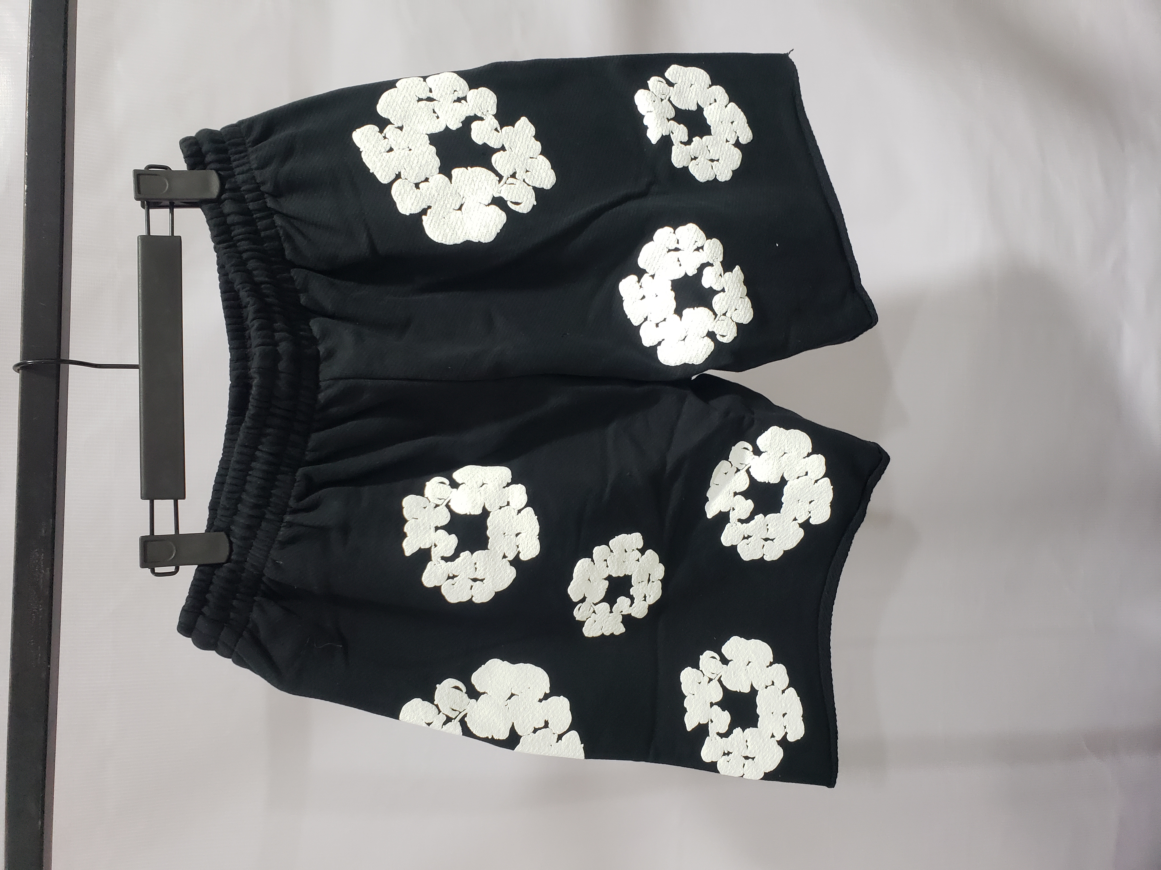 Denim Tears The Cotton Wreath Shorts Black