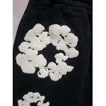 Denim Tears The Cotton Wreath Shorts Black