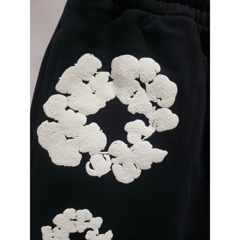 Denim Tears The Cotton Wreath Shorts Black