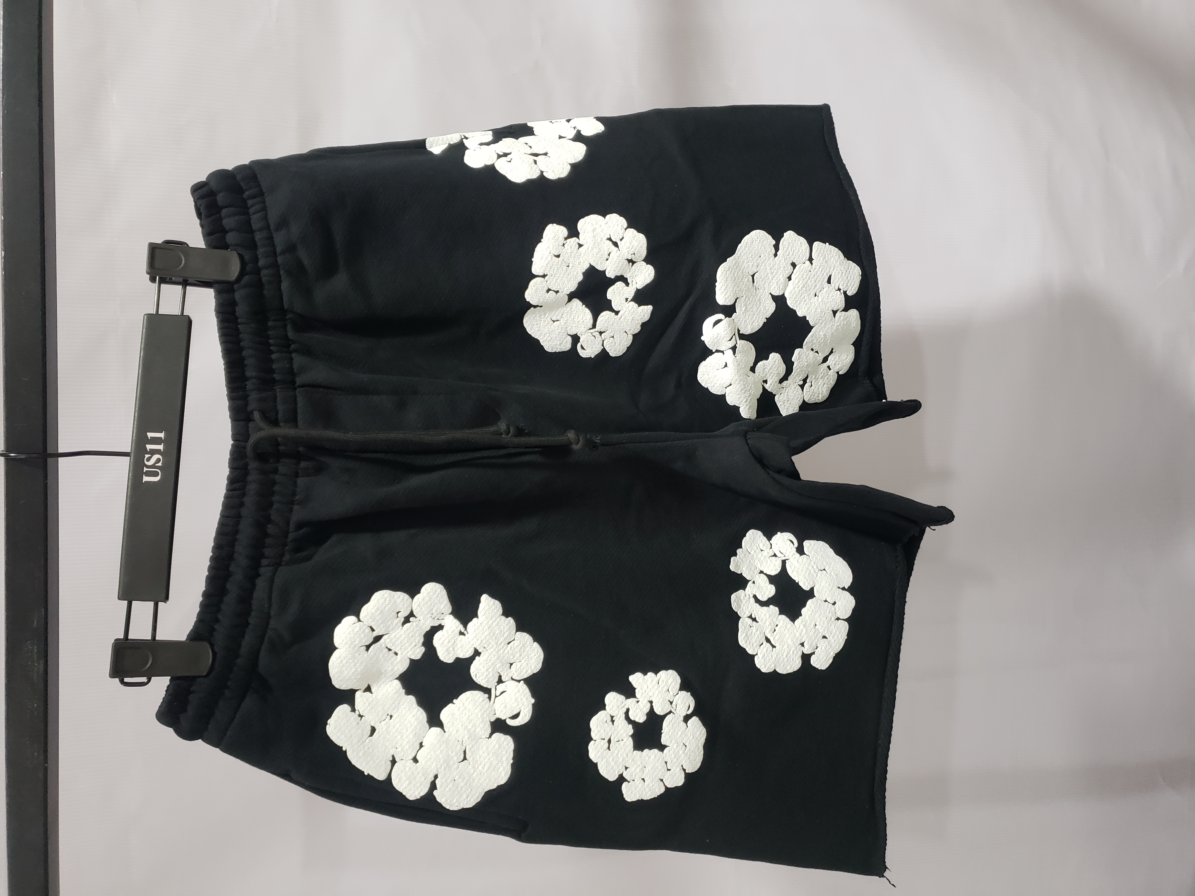 Denim Tears The Cotton Wreath Shorts Black