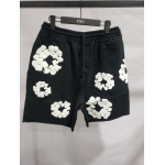 Denim Tears The Cotton Wreath Shorts Black